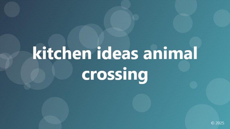 kitchen ideas animal crossing