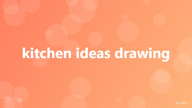 kitchen ideas drawing