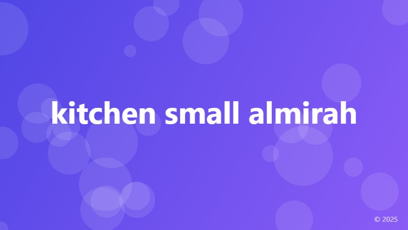 kitchen small almirah