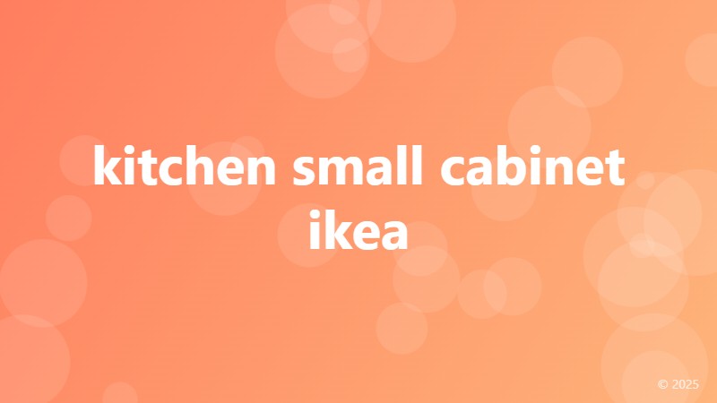 kitchen small cabinet ikea